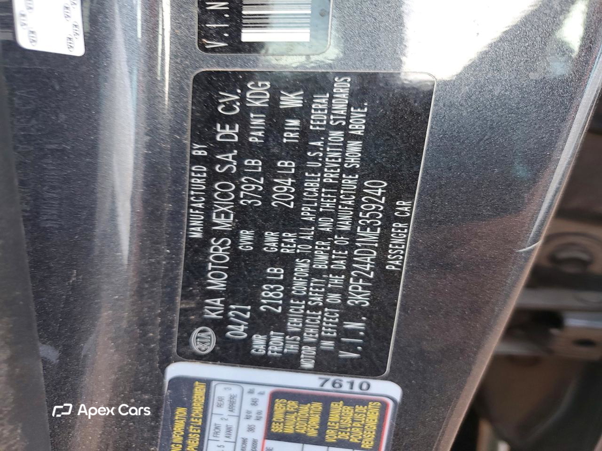 Kia Forte 2021