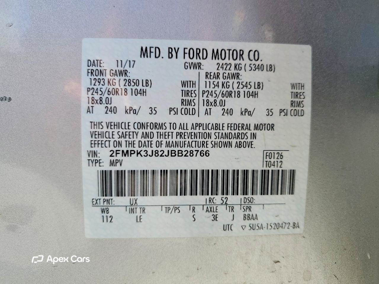 Ford Edge 2018