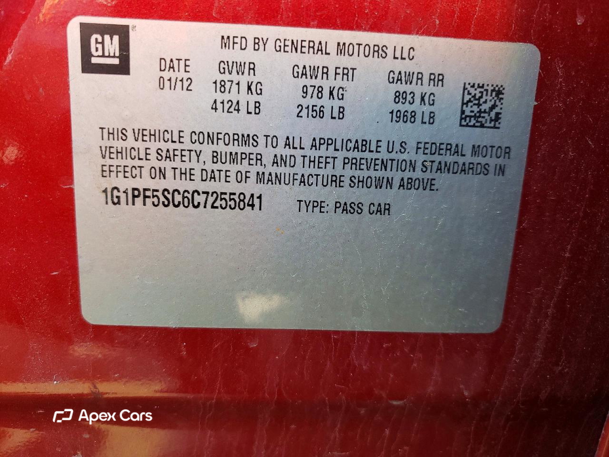 Chevrolet Cruze 2012