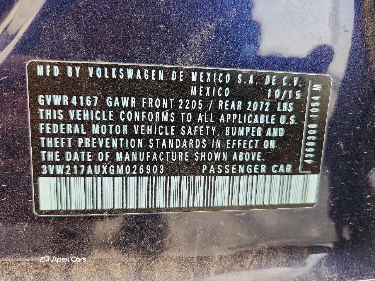 Volkswagen Golf 2016