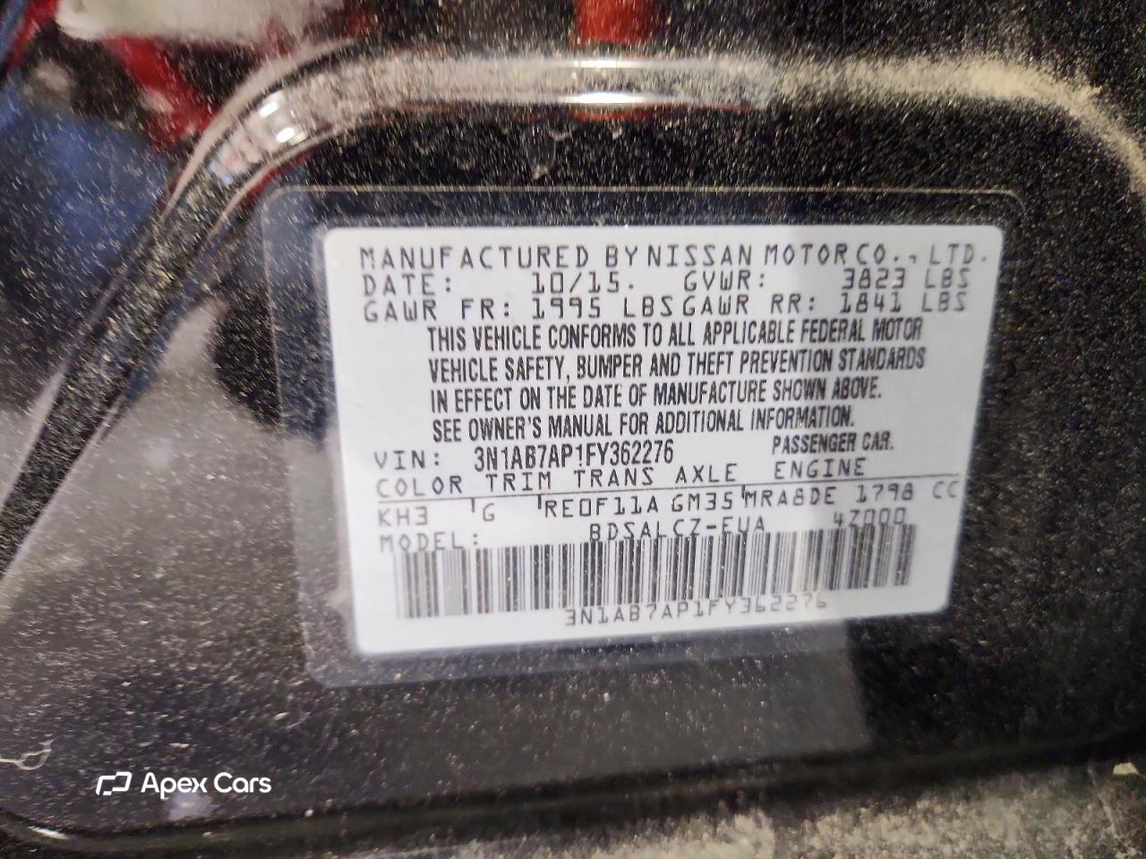 Nissan Sentra 2015
