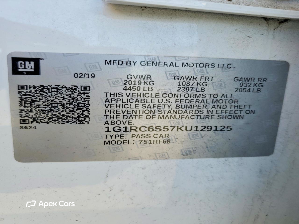 Chevrolet Volt 2019