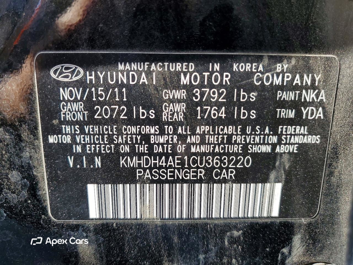 Hyundai Elantra 2012