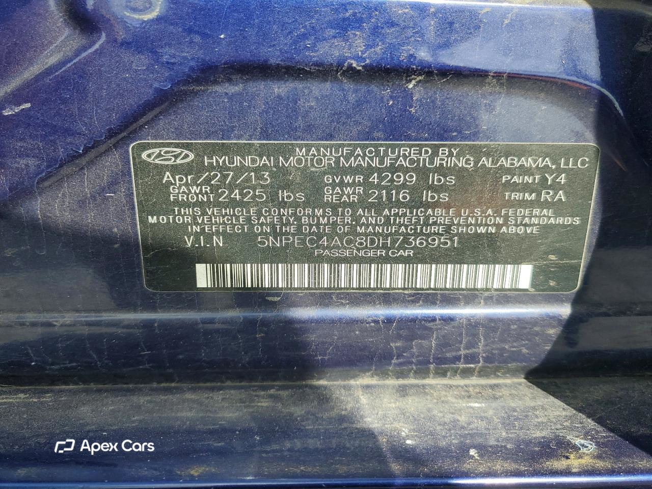 Hyundai Sonata 2013