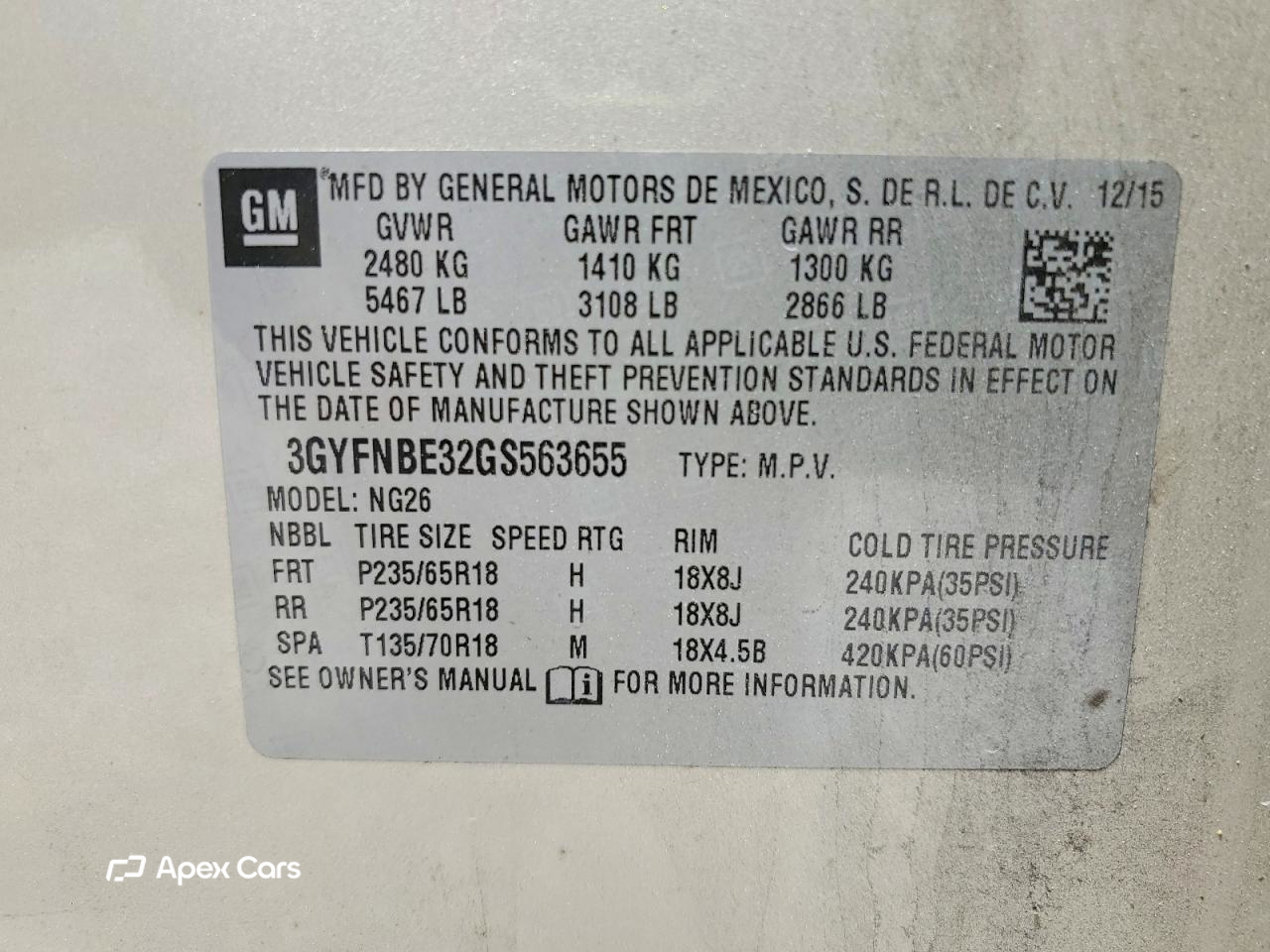 Cadillac SRX 2016