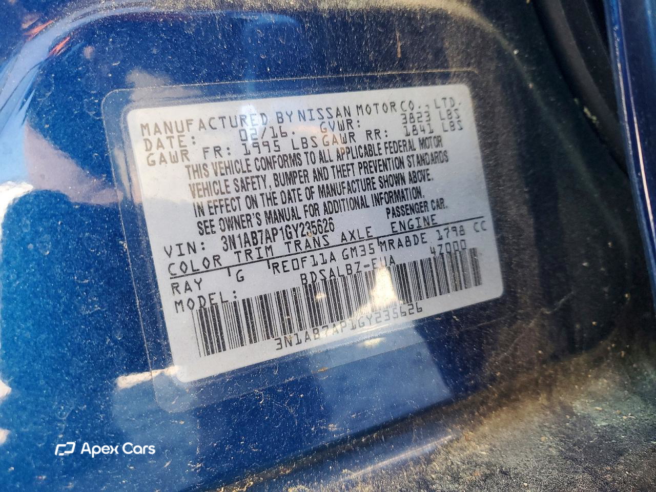 Nissan Sentra 2016