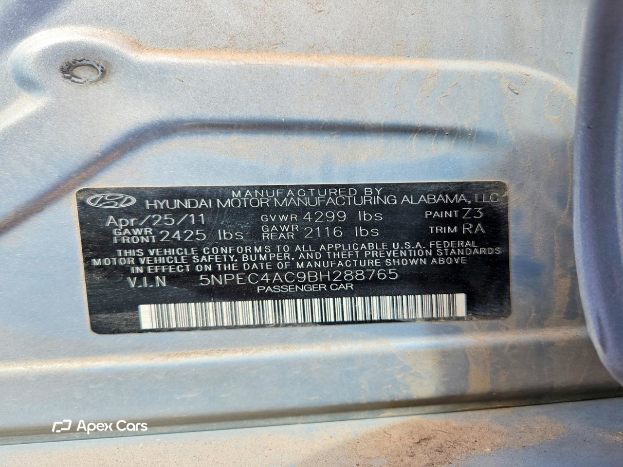 Hyundai Sonata 2011