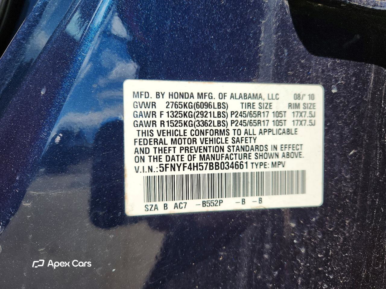 Honda Pilot 2011