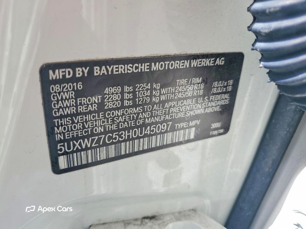 BMW X3 2017