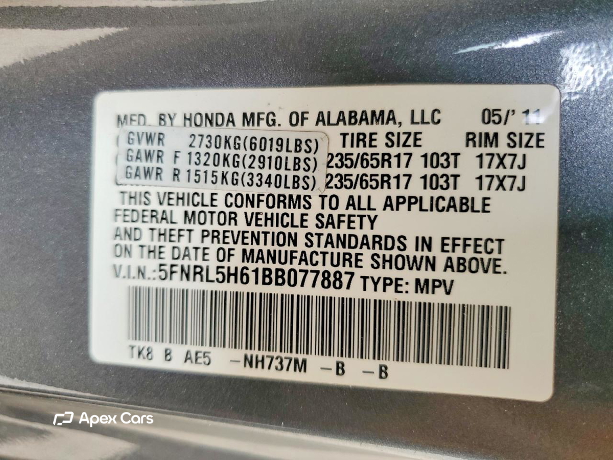 Honda Odyssey 2011