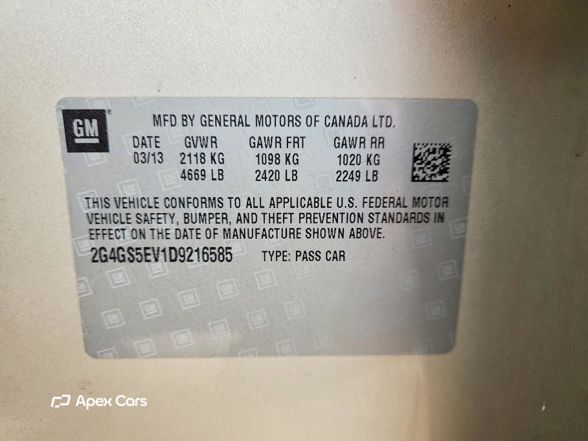 Buick Regal 2013