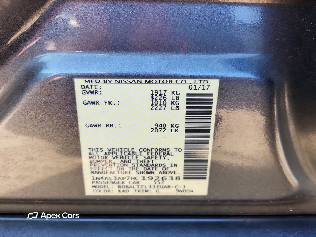 Nissan Altima 2017
