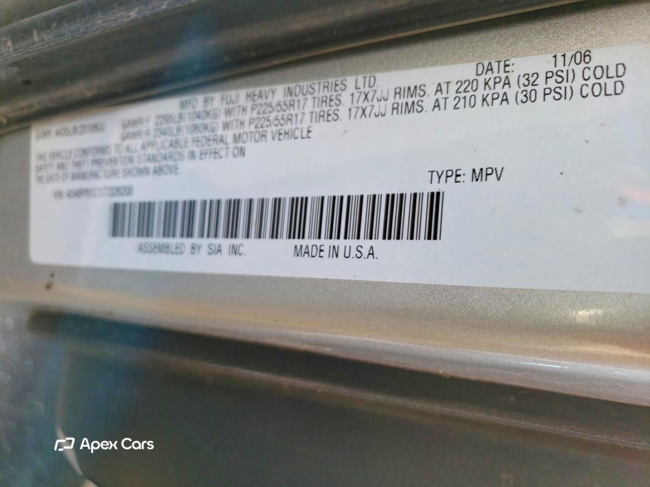 Subaru Outback 2007
