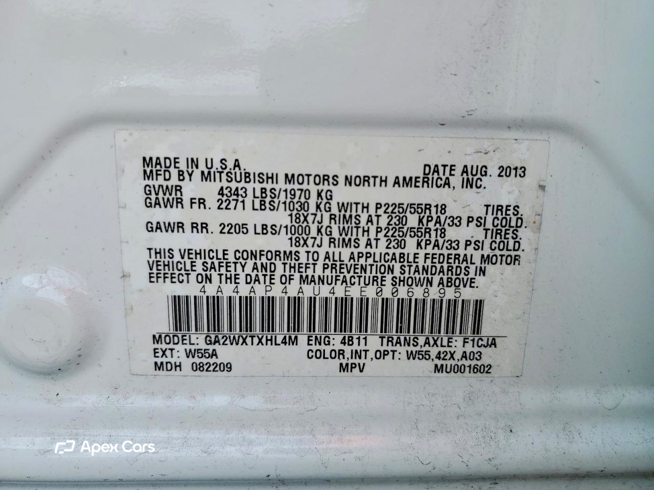 Mitsubishi Outlander 2014