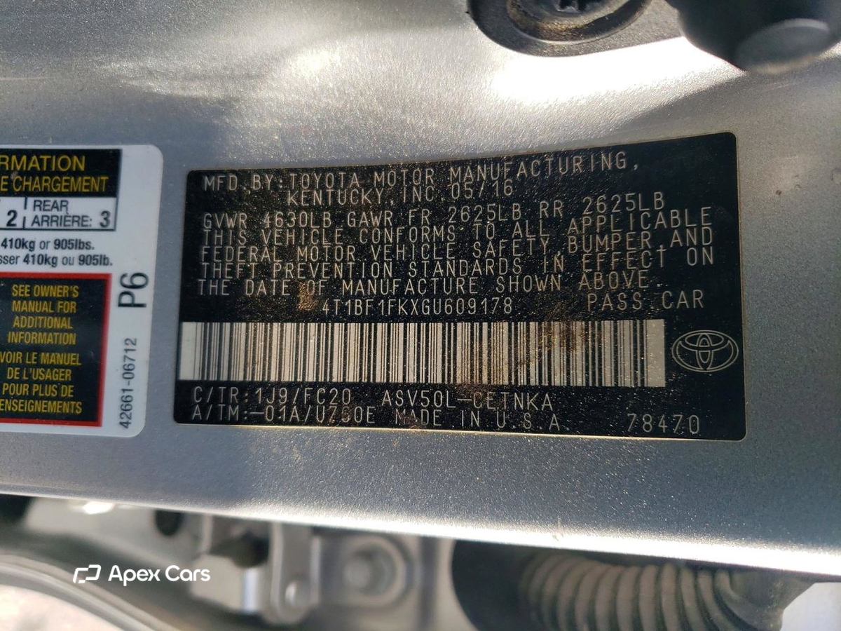 Toyota Camry 2016