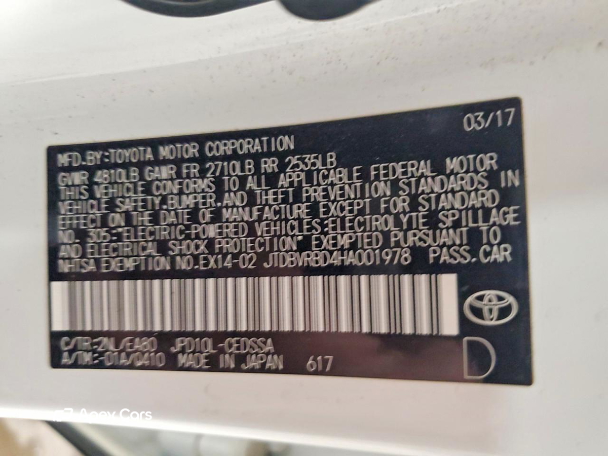 Toyota Mirai 2017