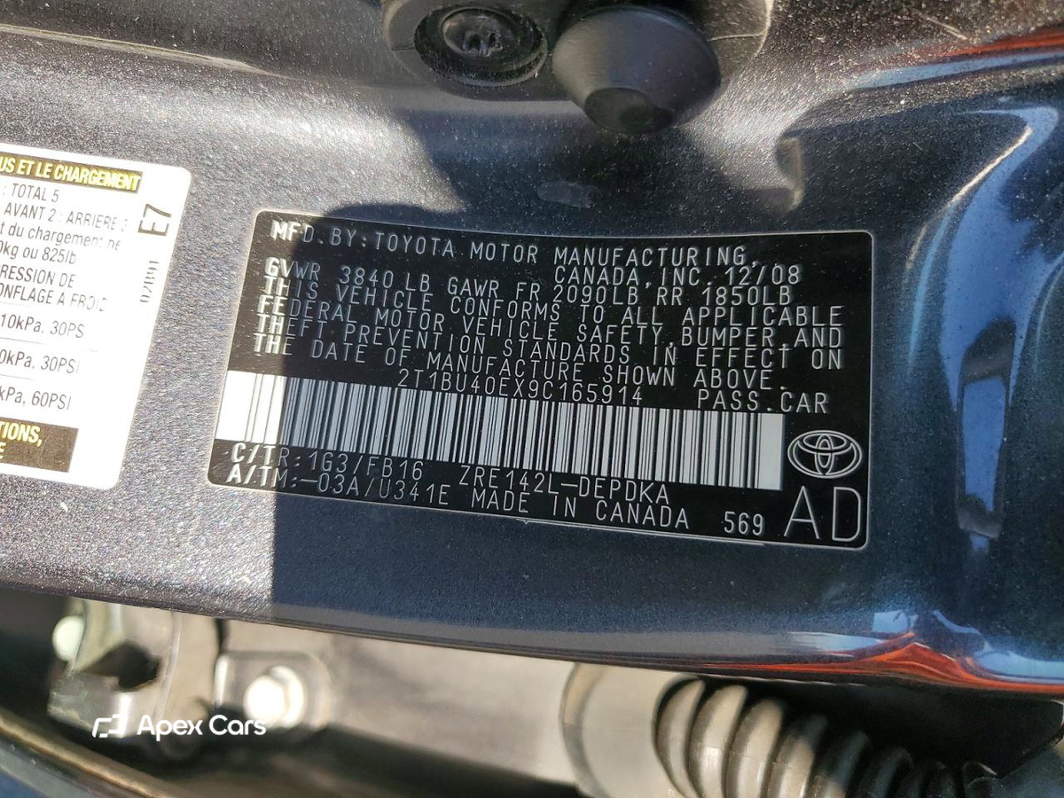 Toyota Corolla 2009