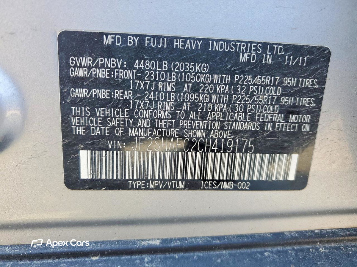 Subaru Forester 2012