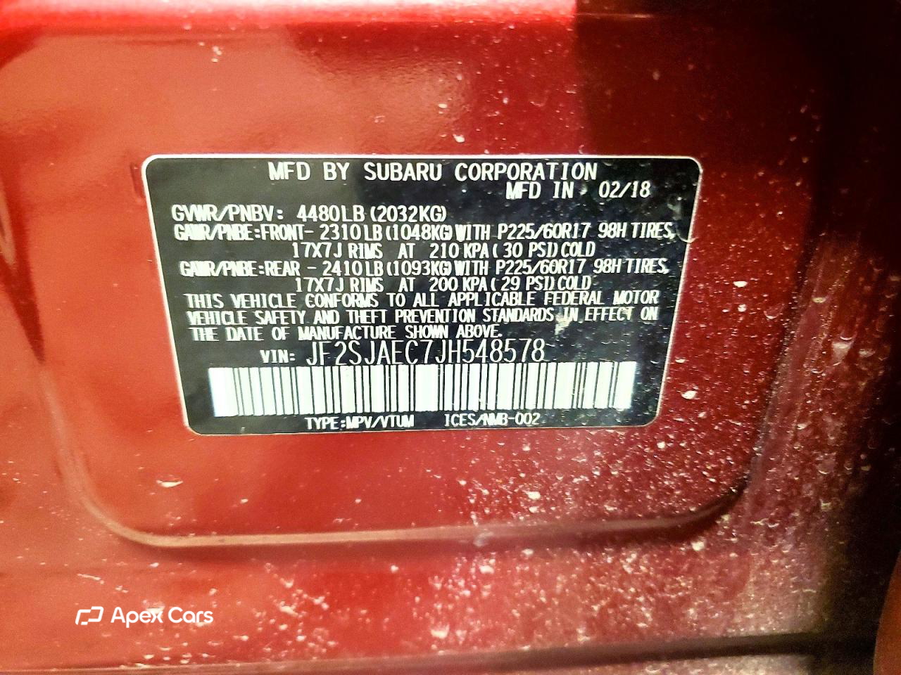 Subaru Forester 2018
