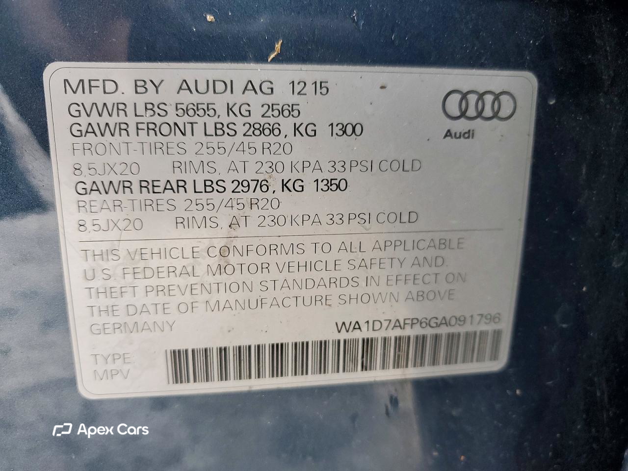 Audi Q5 2016