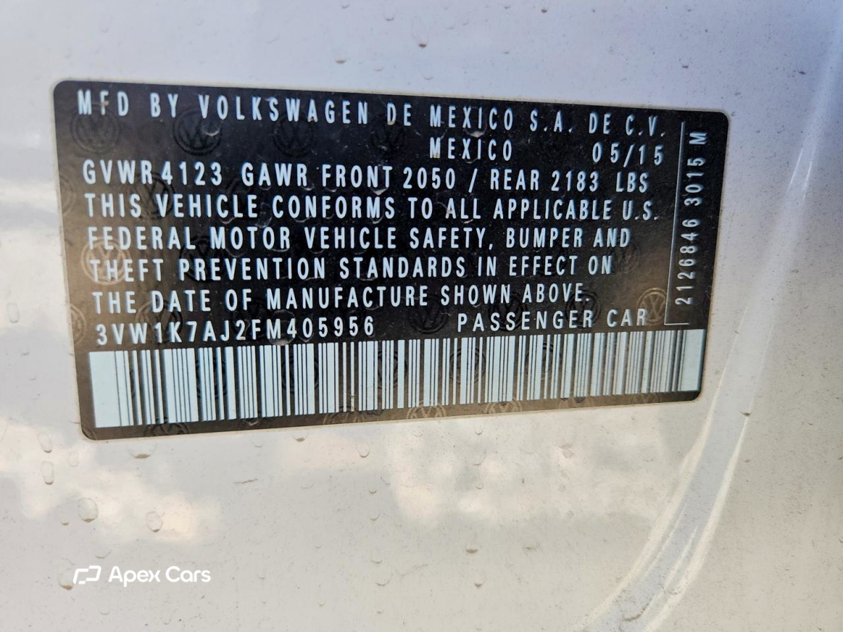 Volkswagen Jetta 2015