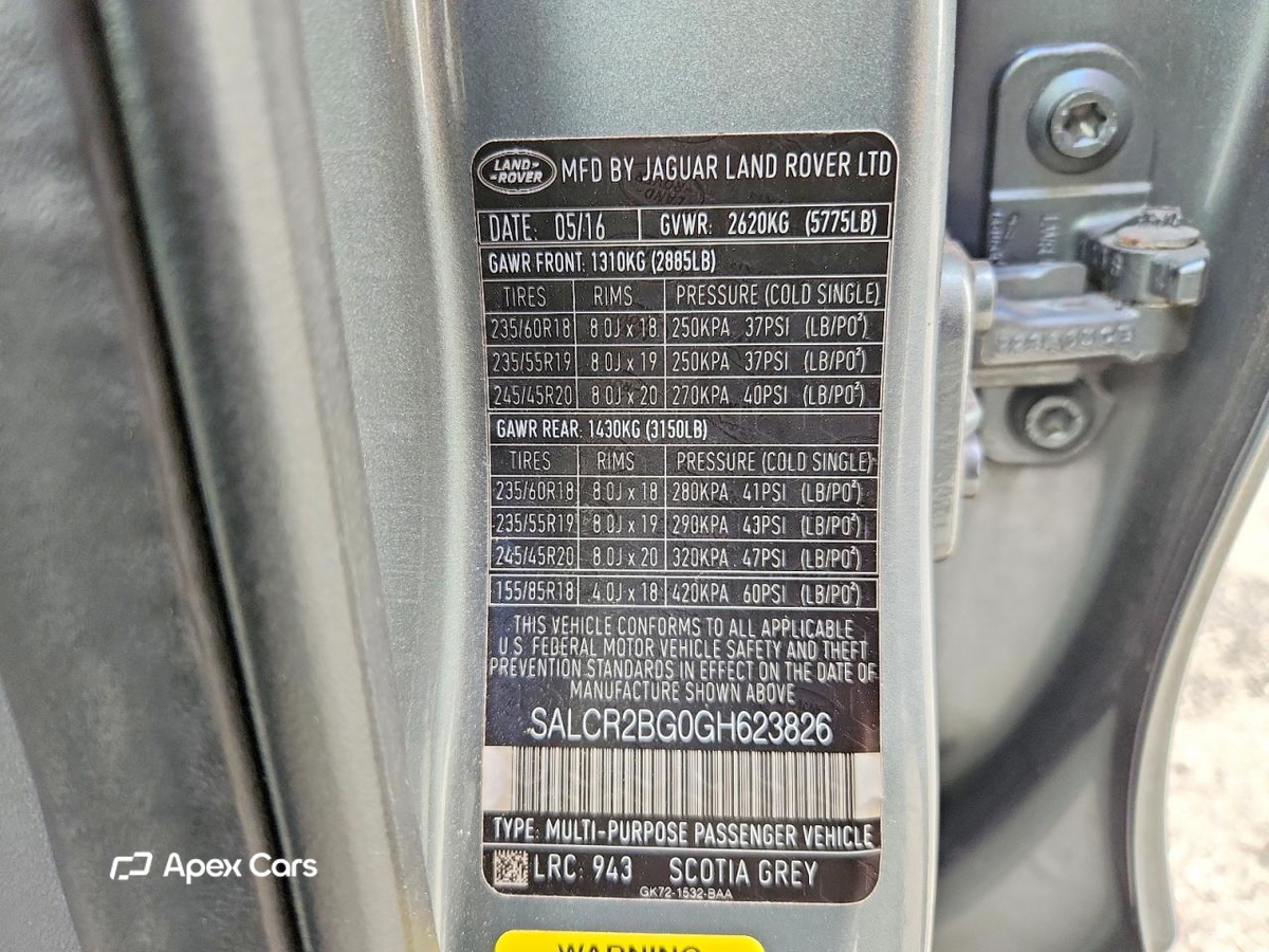 Land Rover Discovery 2016