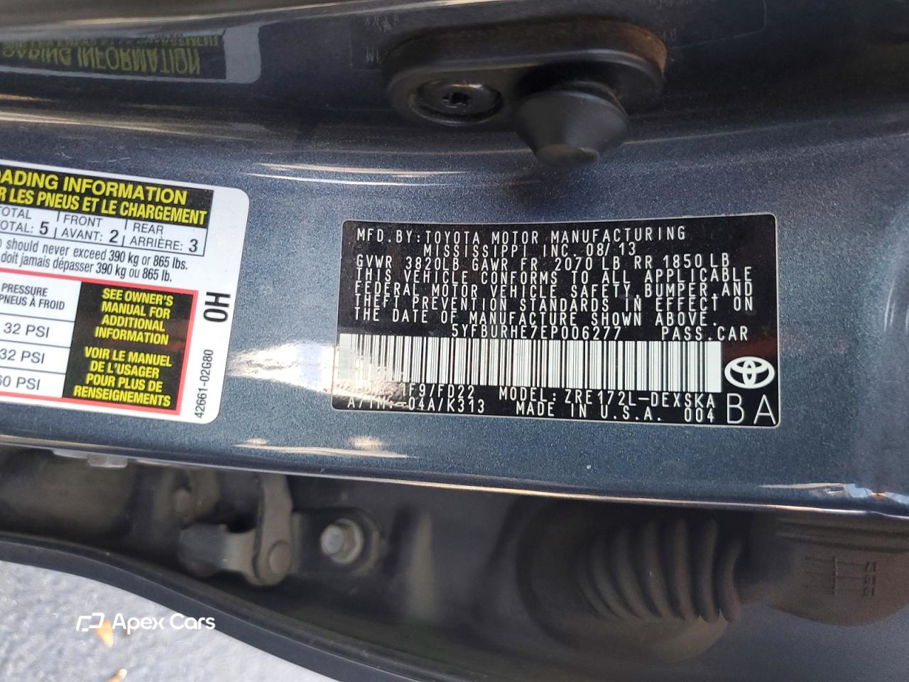 Toyota Corolla 2014