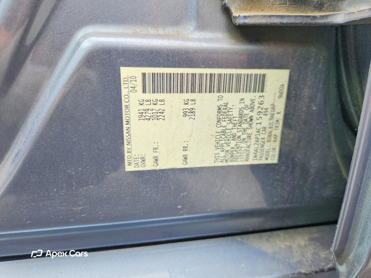 Nissan Altima 2010