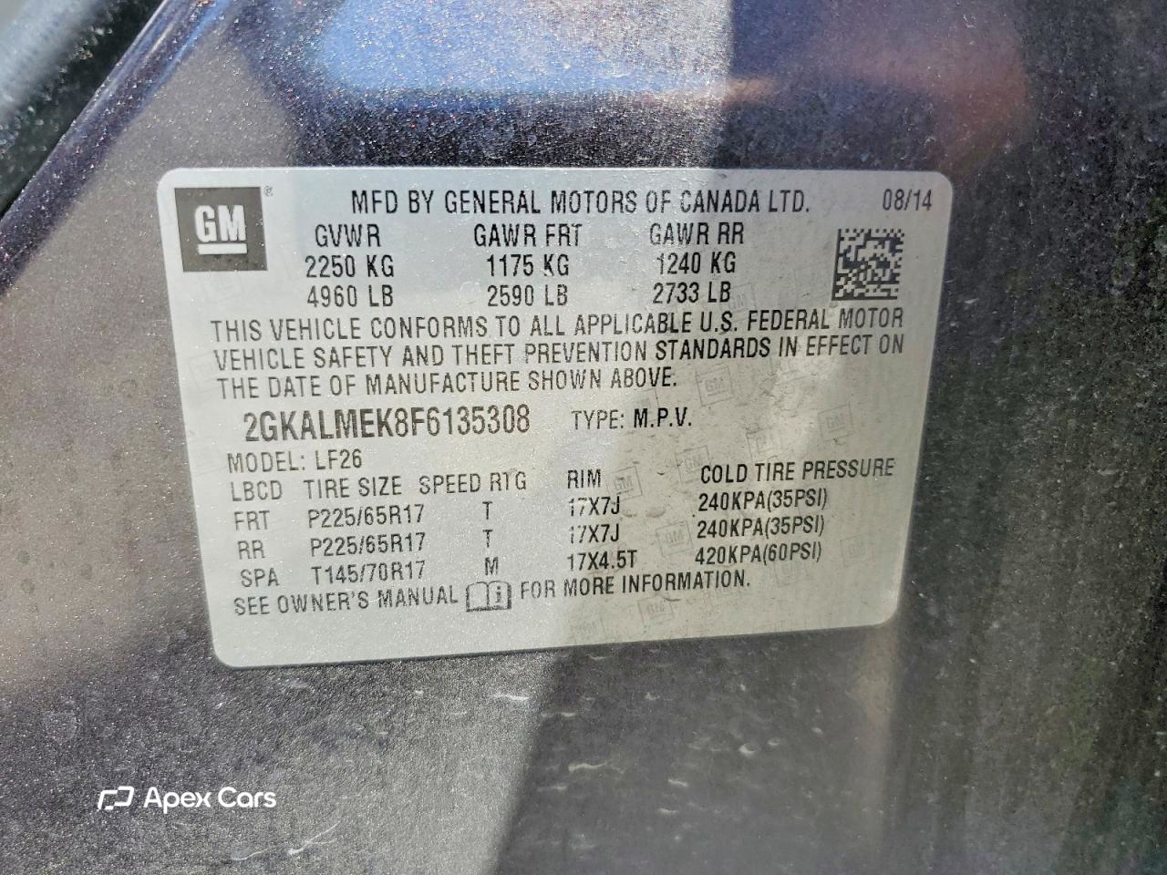 GMC Terrain 2015