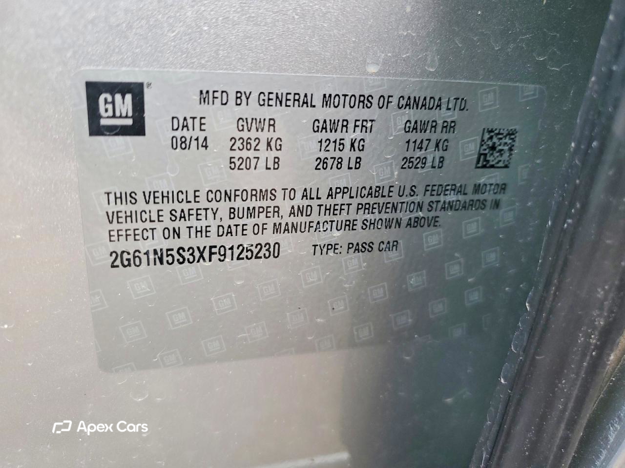 Cadillac XTS 2015