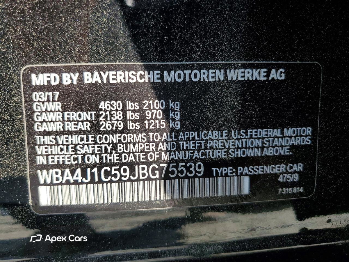 BMW Series 4 2018
