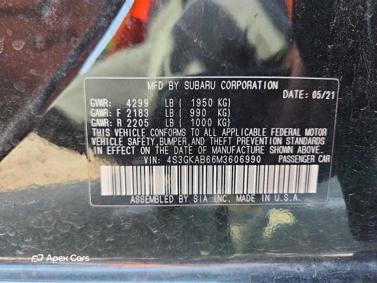 Subaru Impreza 2021