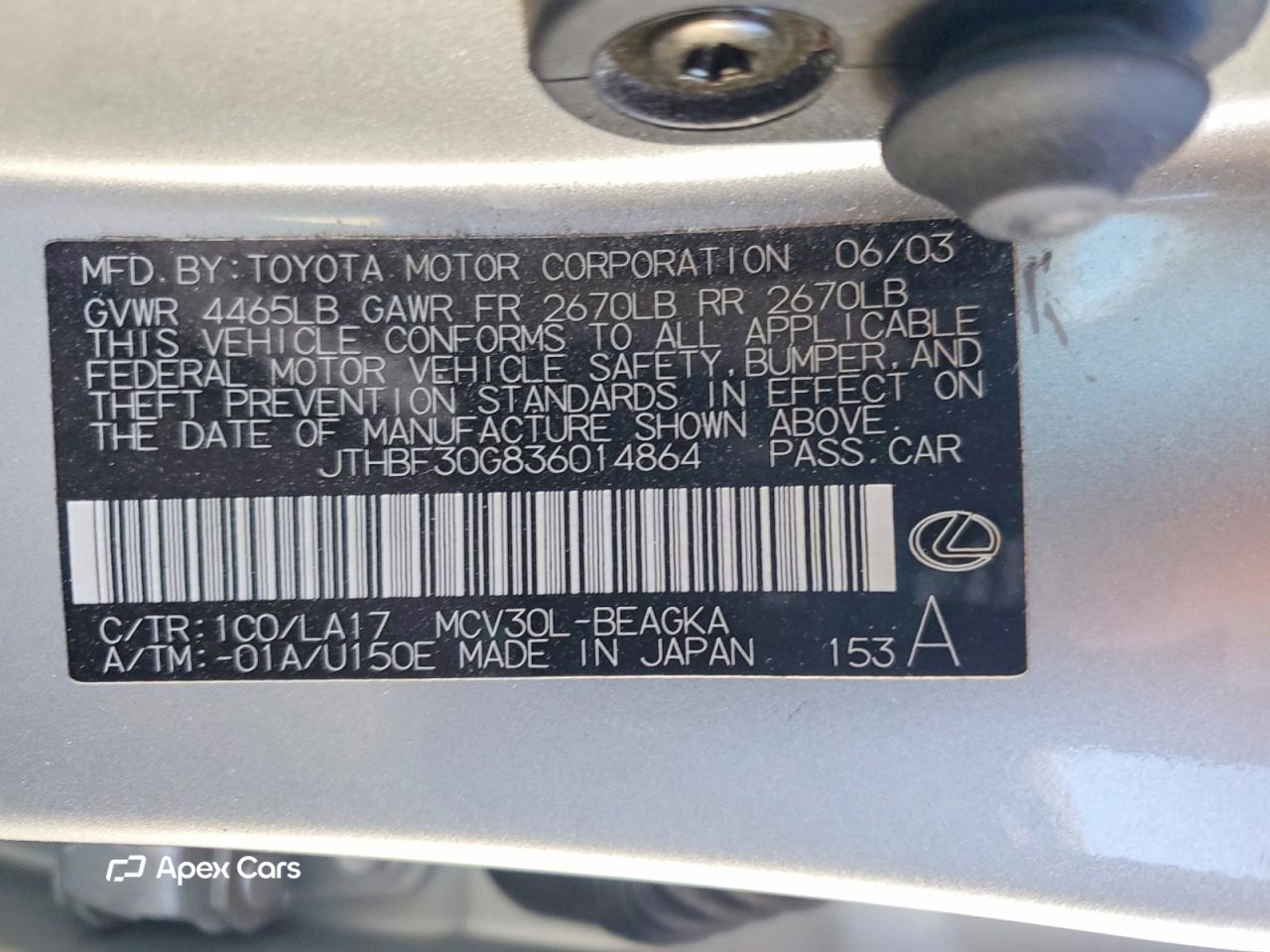 Lexus ES 2003