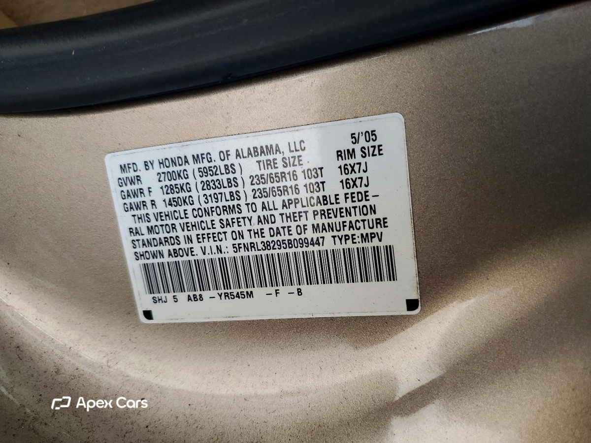 Honda Odyssey 2005
