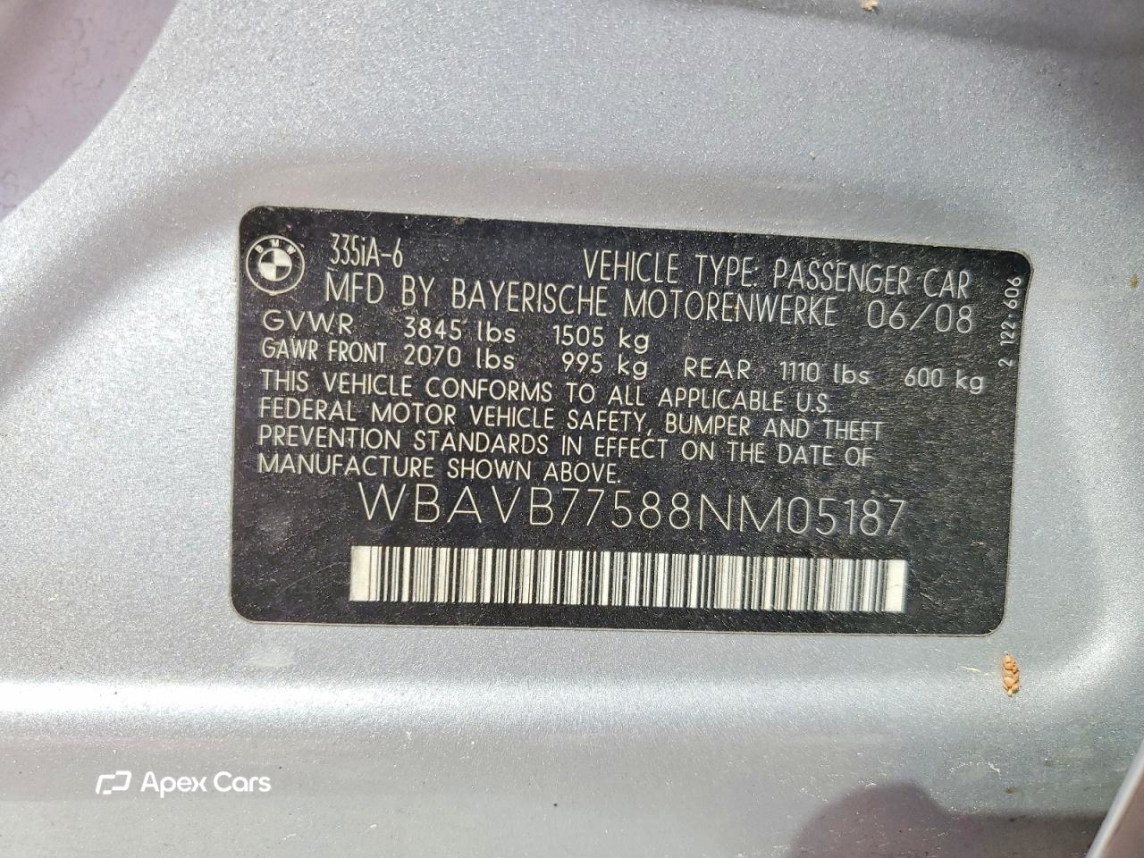 BMW Series 3 2008