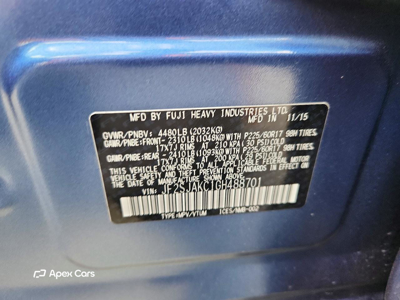 Subaru Forester 2016