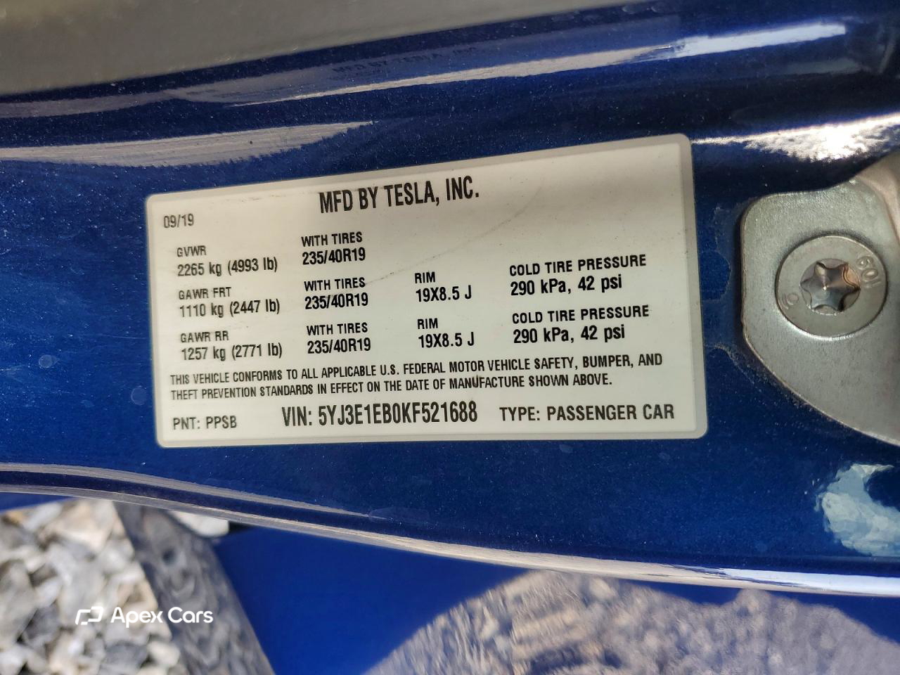 Tesla Model 3 2019