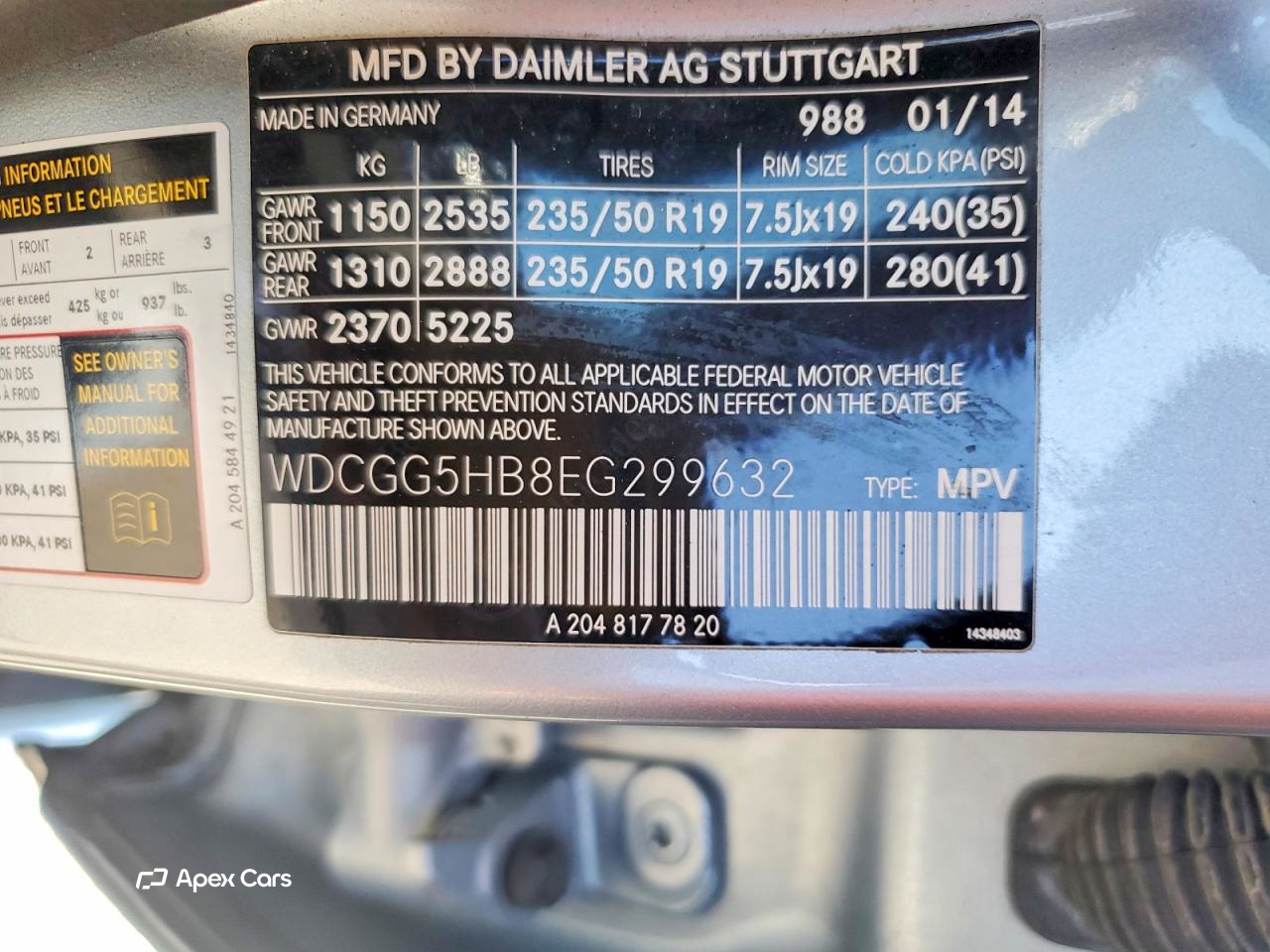 Mercedes-Benz GLK-klasse 2014