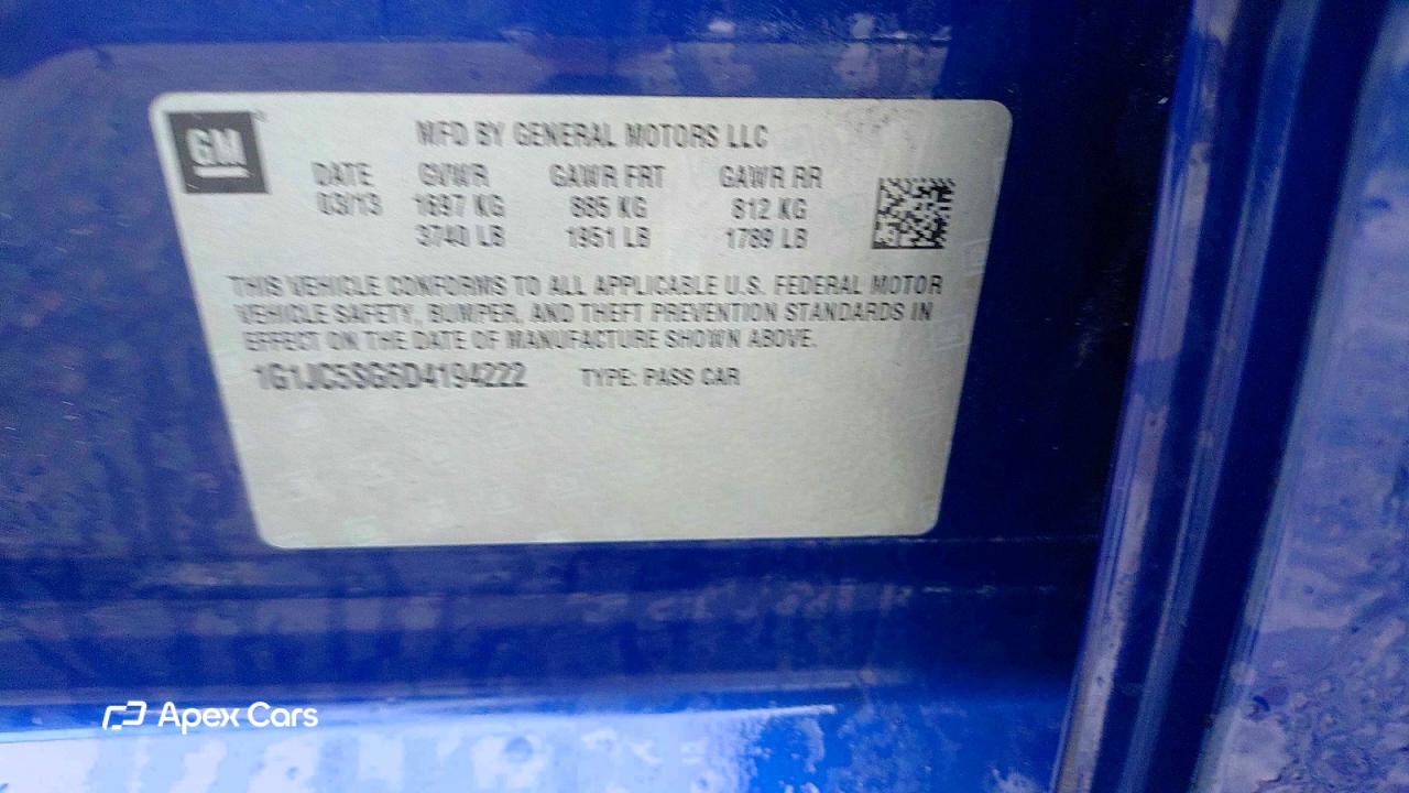 Chevrolet Sonic 2013