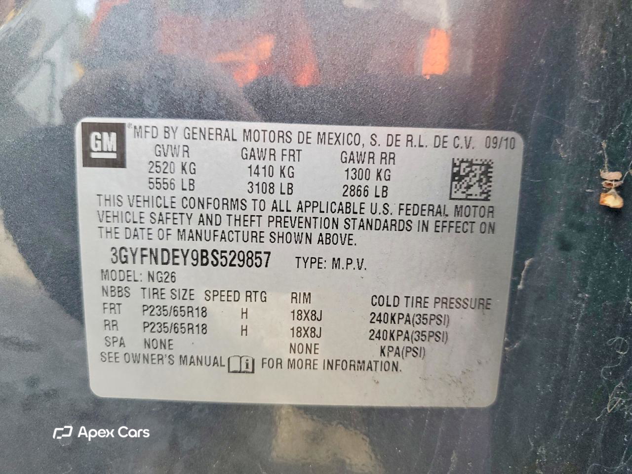 Cadillac SRX 2011