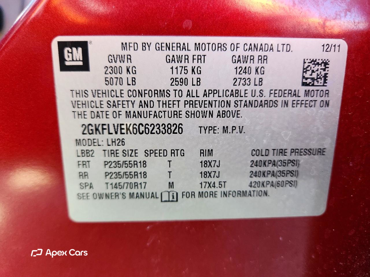 GMC Terrain 2012