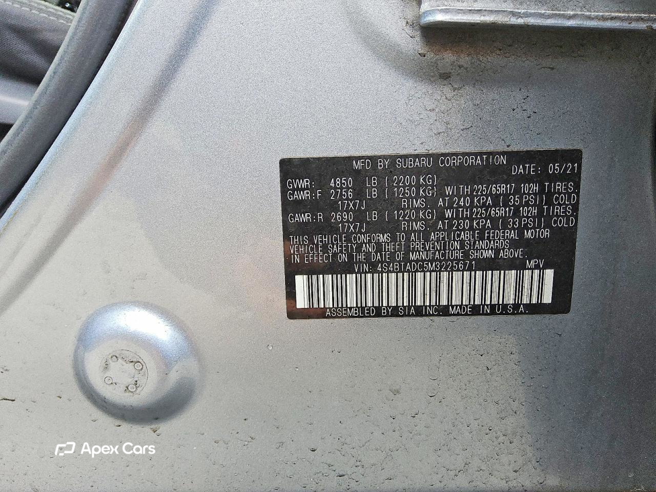 Subaru Outback 2021