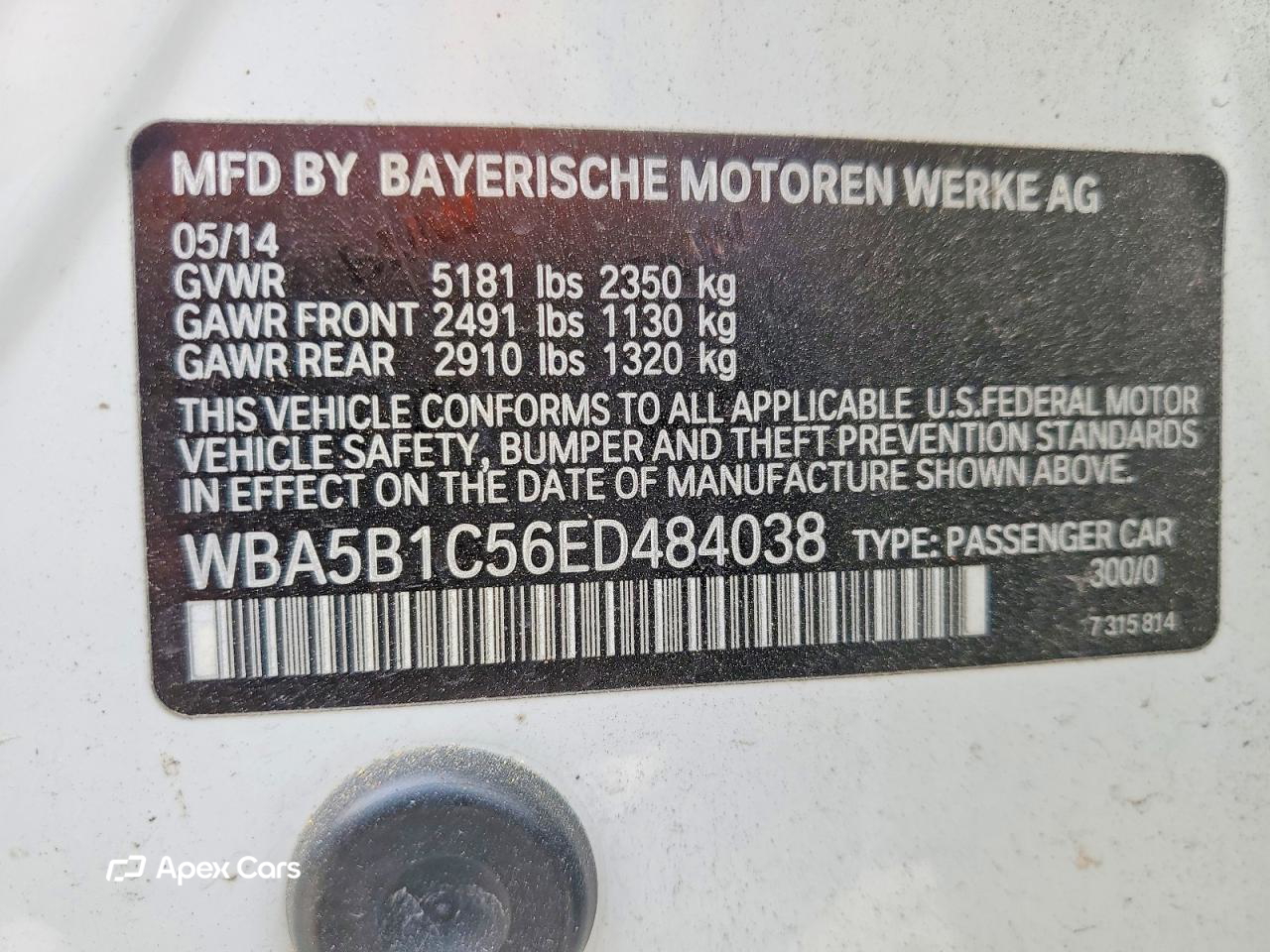 BMW Series 5 2014