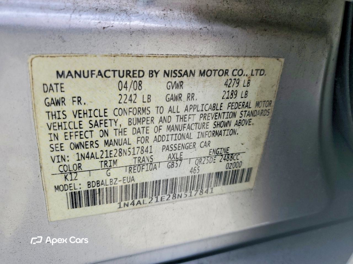 Nissan Altima 2008