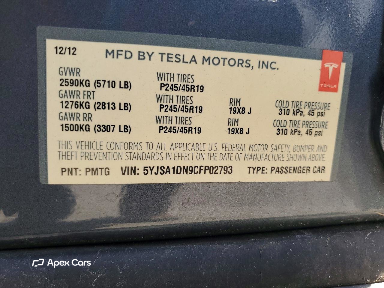 Tesla Model S 2012