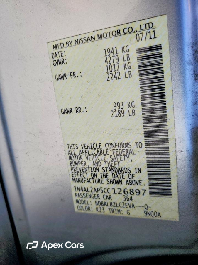 Nissan Altima 2012