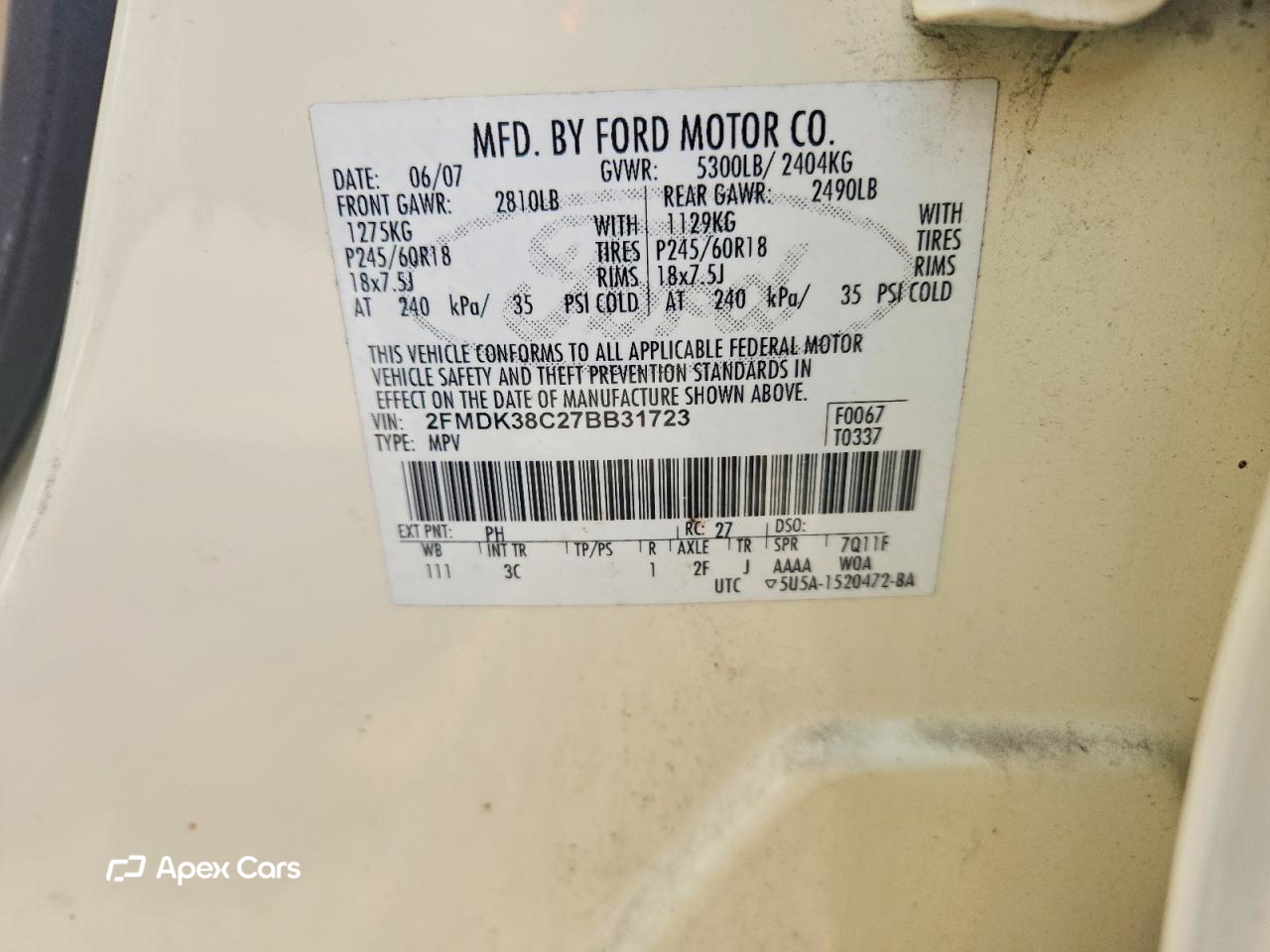 Ford Edge 2007