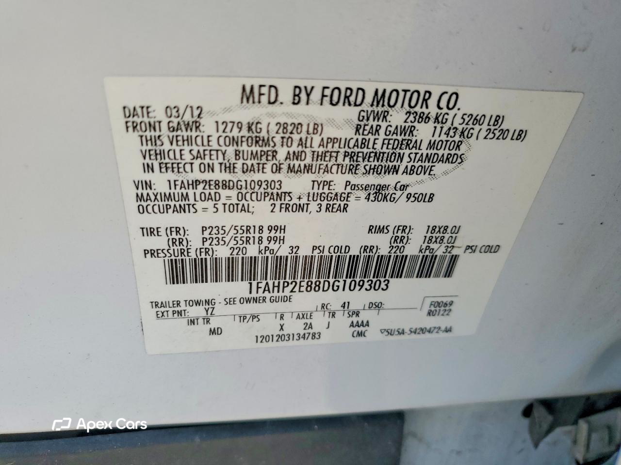 Ford Taurus 2013