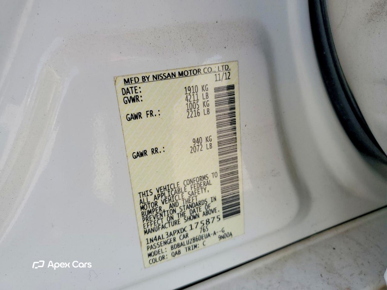 Nissan Altima 2013