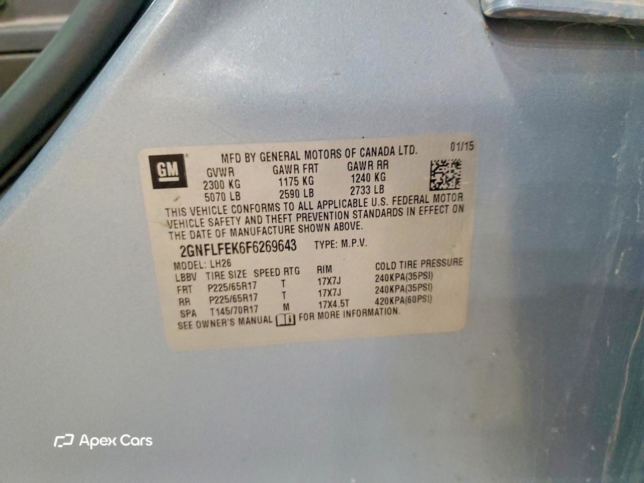 Chevrolet Equinox 2015